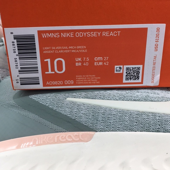 NIKE WMNS ODYSSEY REACT - Picture 8 of 8